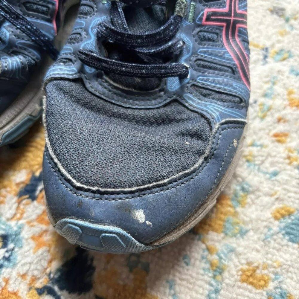 Women’s Asics Running Sneakers Size 9 Blue Sneakers - Picture 4 of 5
